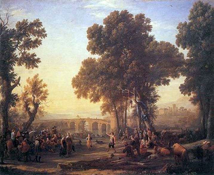 Paysage de danse du village   Claude Lorren