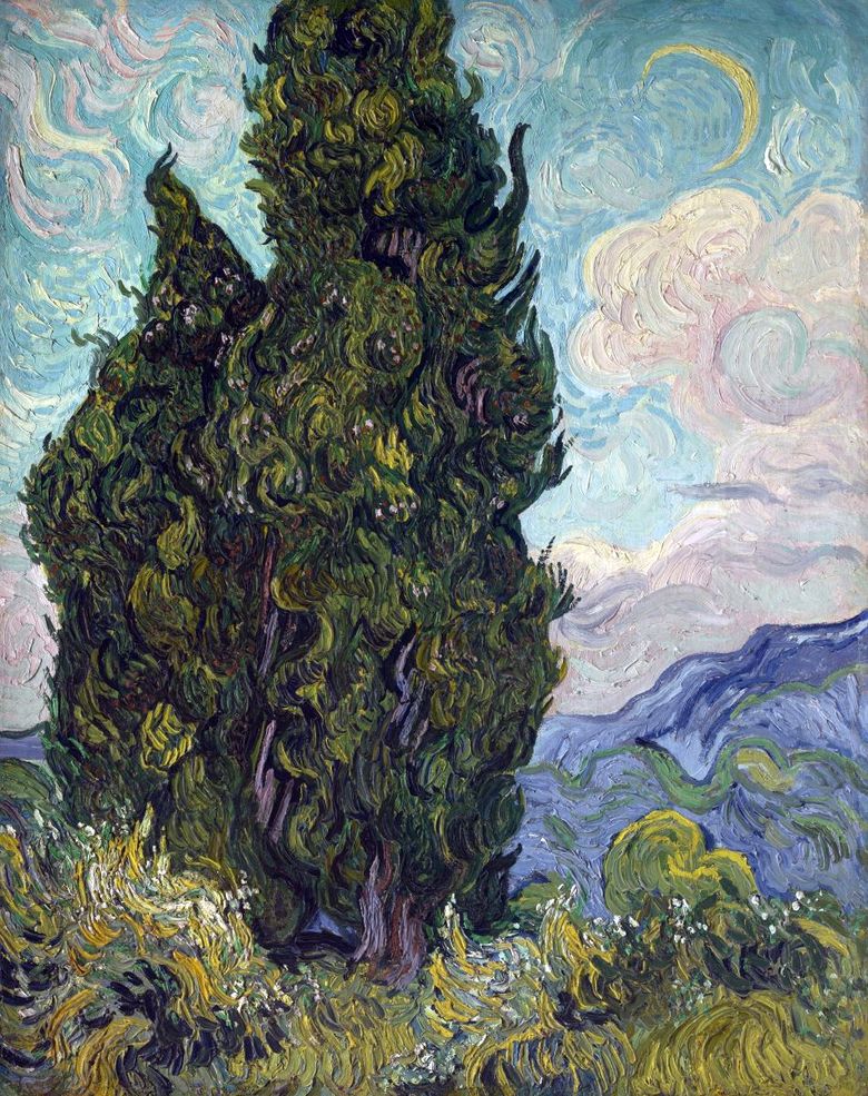 Cyprès   Vincent Van Gogh