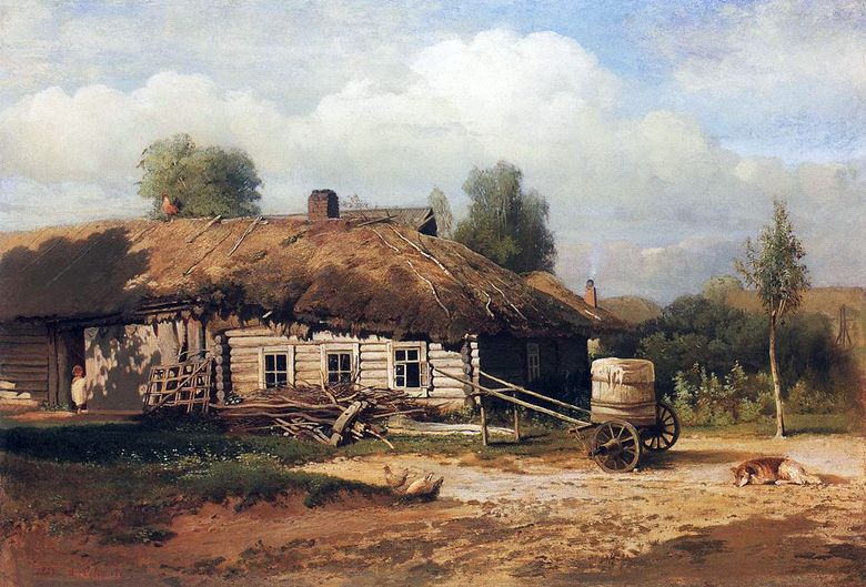 Paysage avec une cabane   Alexey Savrasov