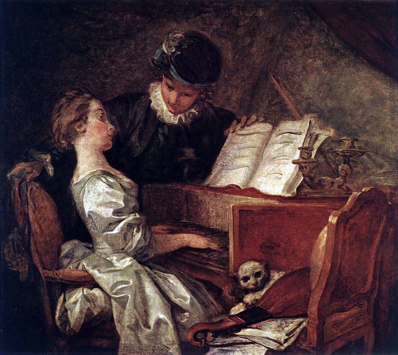 Leçon de musique   Jean Honore Fragonard