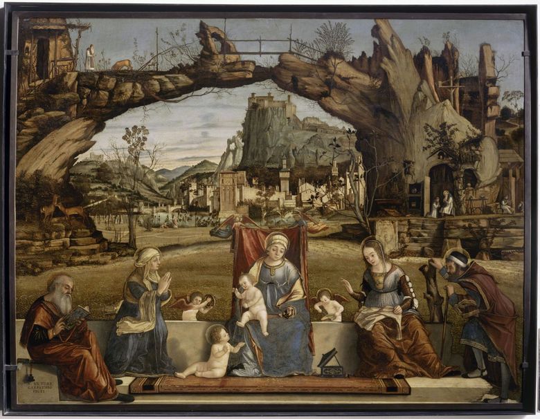 Vierge à lenfant avec les saints   Vittore Carpaccio