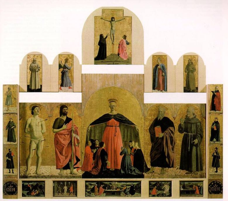 Limage de lautel de léglise de la Confrérie de la Miséricorde   Piero della Francesca