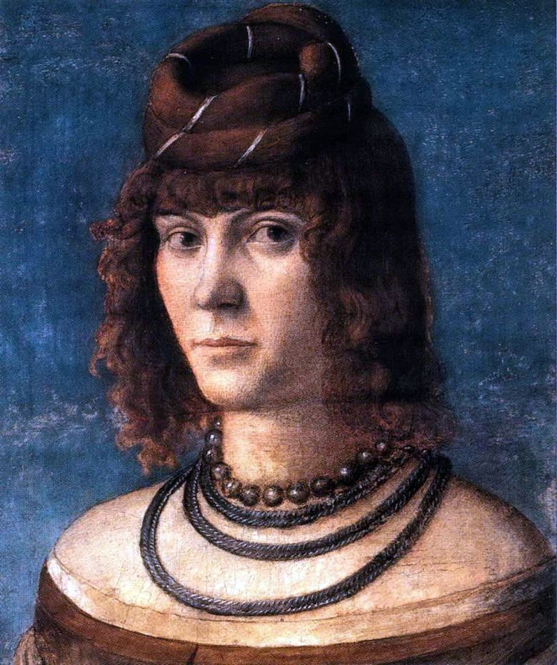 Portrait dune courtisane   Vittorio Carpaccio