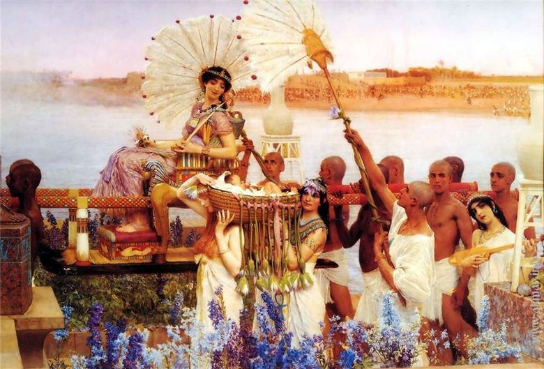 Trouver Moïse   Lawrence Alma Tadema