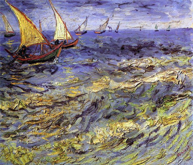 Mer à Saint Mary   Vincent Van Gogh