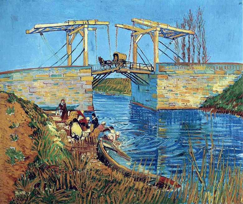 Pont dArles Langlois et effacement des femmes   Vincent Van Gogh