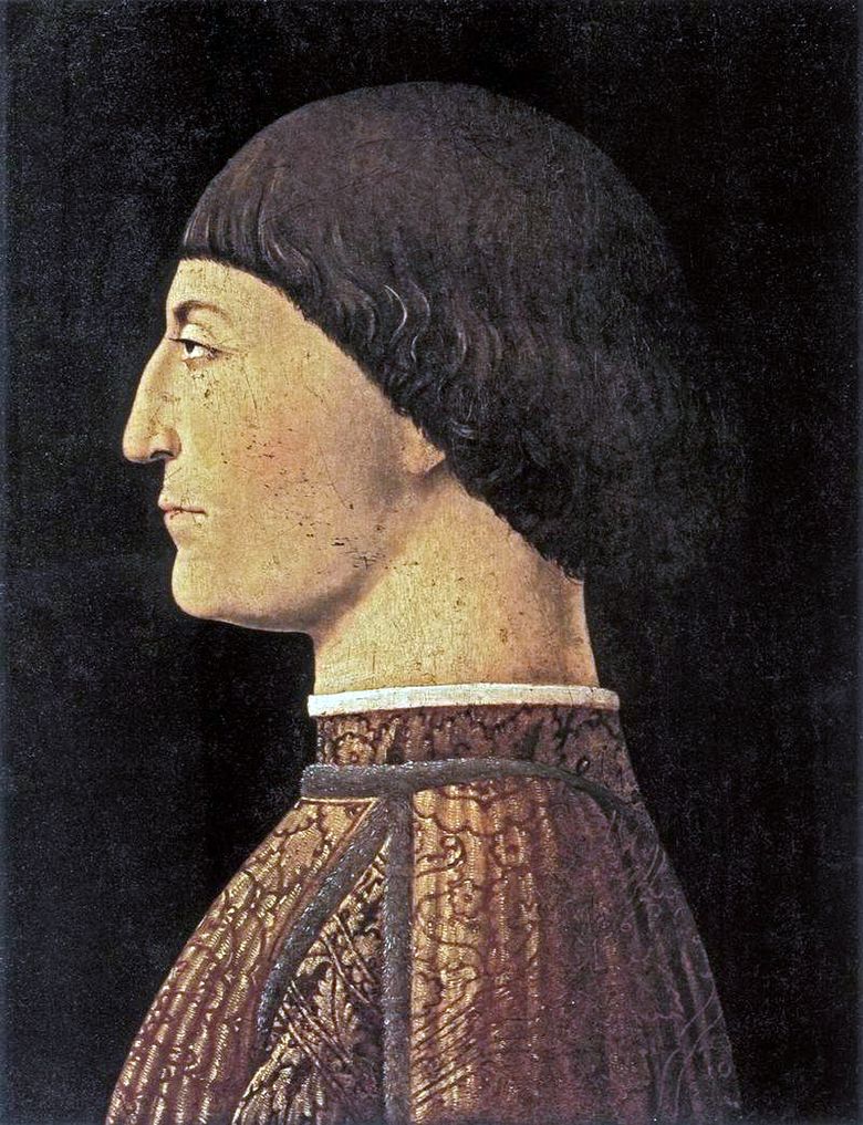 Portrait de Sigismondo Malates   Piero della Francesca