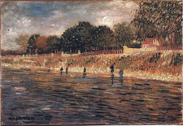Promenade de la Seine   Vincent Van Gogh