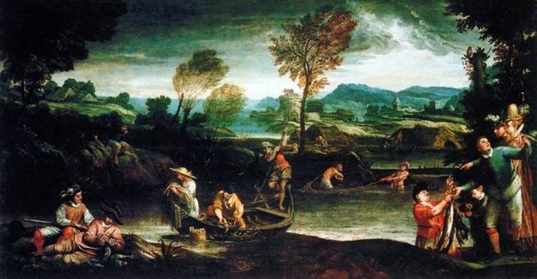 Paysage idyllique   Annibale Carracci