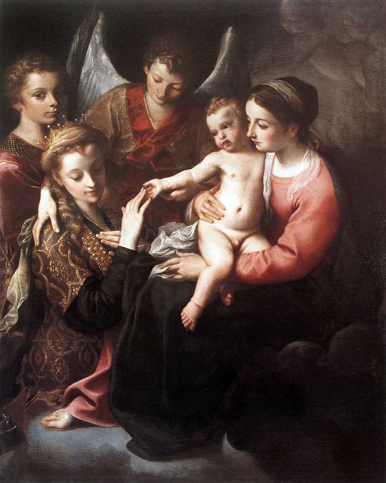 Fiançailles de sainte Catherine   Annibale Carracci