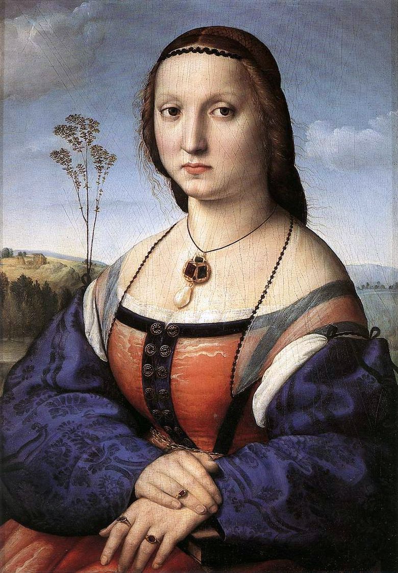 Portrait de Maddalena Doni   Rafael Santi