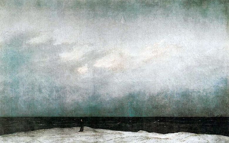 Moine au bord de la mer   Caspar David Friedrich