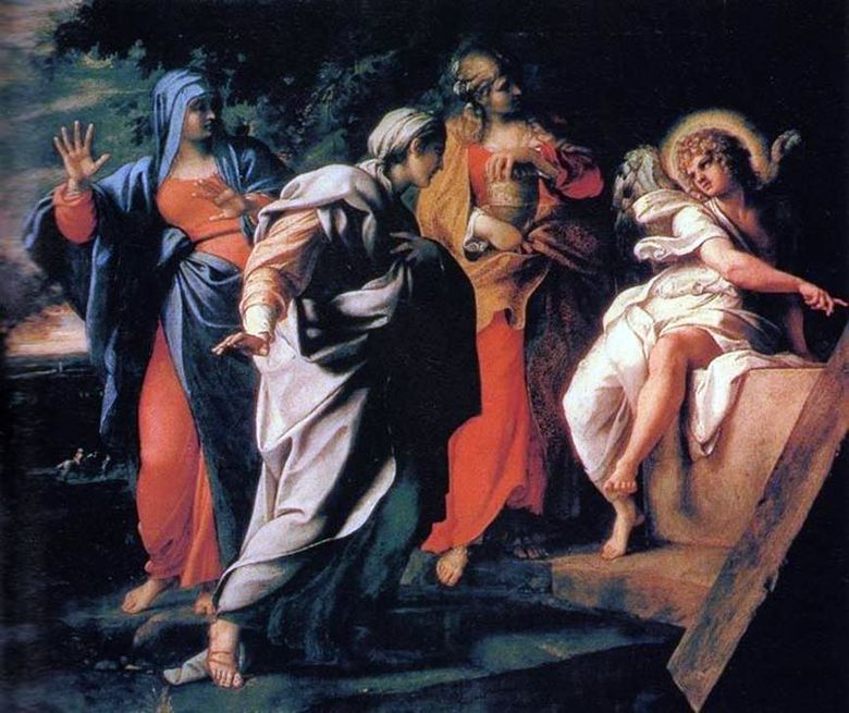 Trois Marie au Sépulcre   Annibale Carracci