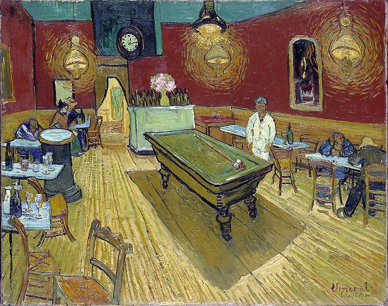 Café de nuit sur la place Lamartine à Arles   Vincent Van Gogh