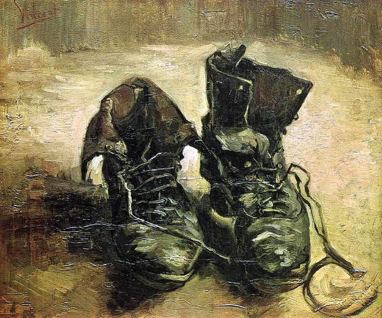 Une paire de bottes II   Vincent Van Gogh