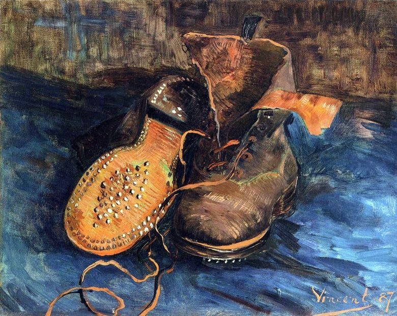 Une paire de chaussures (sabots)   Vincent Van Gogh