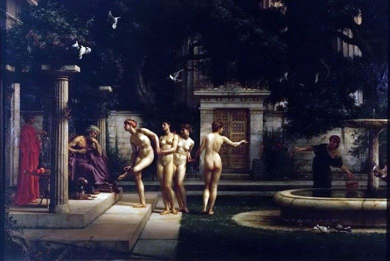 Visite à Asclepius   Edward John Pointer