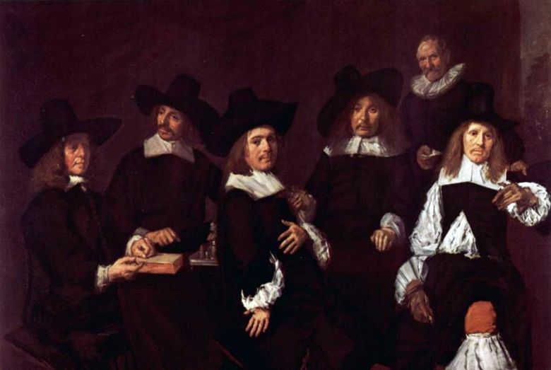 Portrait de groupe   Frans Hals