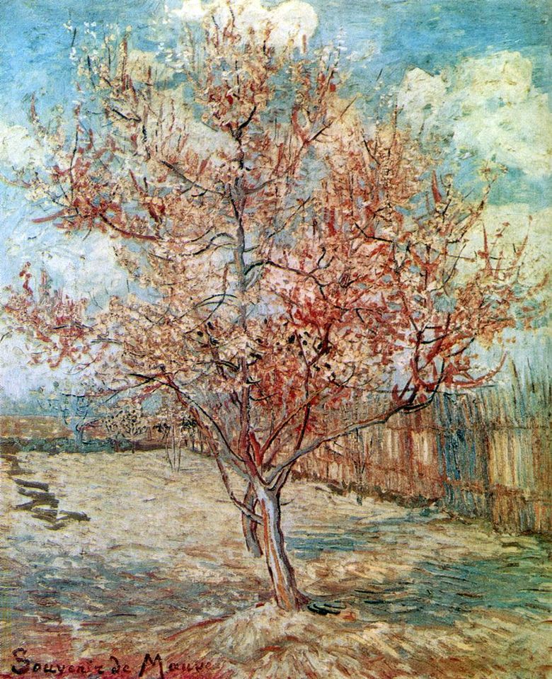 Fleur de pêche   Vincent Van Gogh
