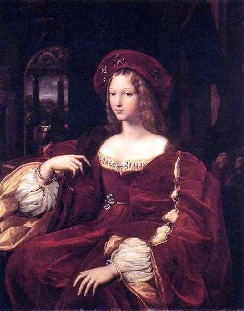 Portrait de Jeanne dAragon   Rafael Santi