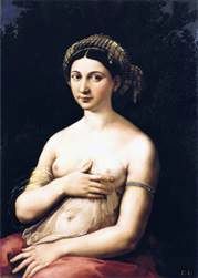 Portrait dune jeune femme ou Fornarin   Raphael Santi