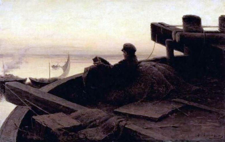 Sur la Volga   Abram Arkhipov