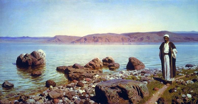 Sur le lac de Tibériade (Genisaret)   Vasily Polenov