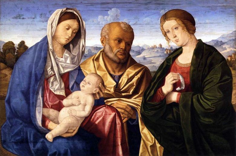 Sainte Famille avec sainte épouse   Vincenzo Catena