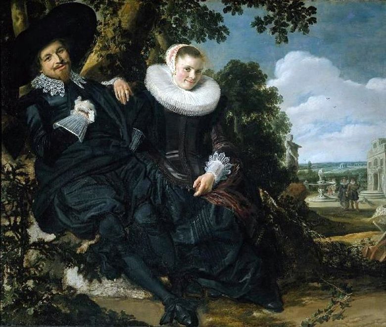 Portrait de famille dIsaac Massa et de sa femme   Frans Hals