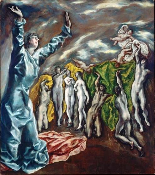 Ouverture du cinquième sceau   El Greco