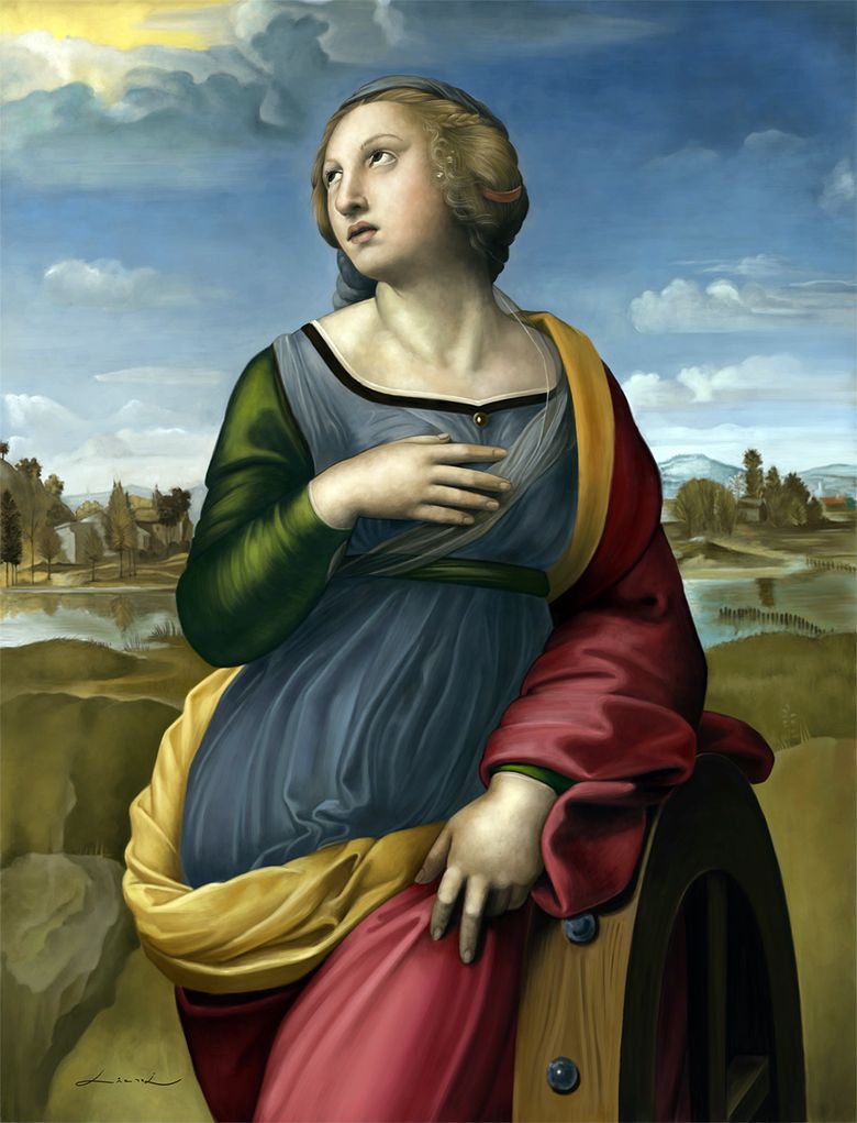 Sainte Catherine dAlexandrie   Raphael Santi