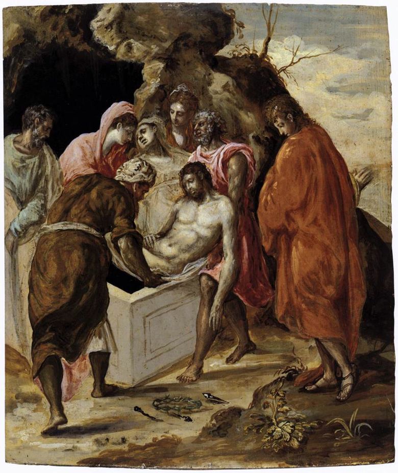 La position du Christ dans le tombeau   El Greco