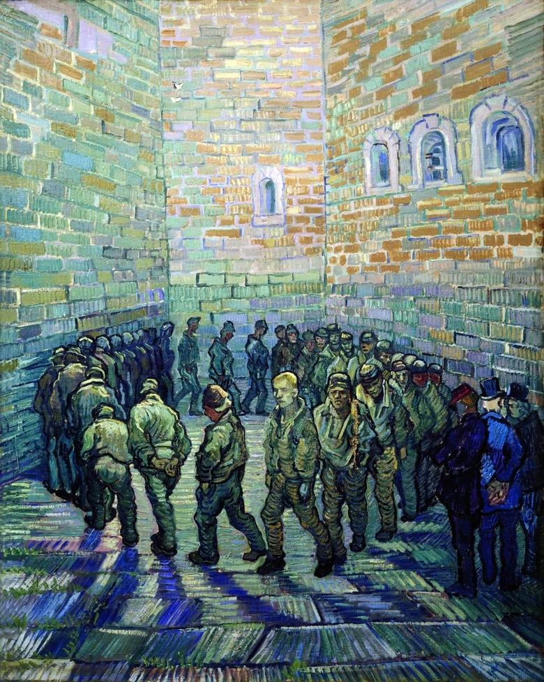 Promenade des prisonniers   Vincent Van Gogh