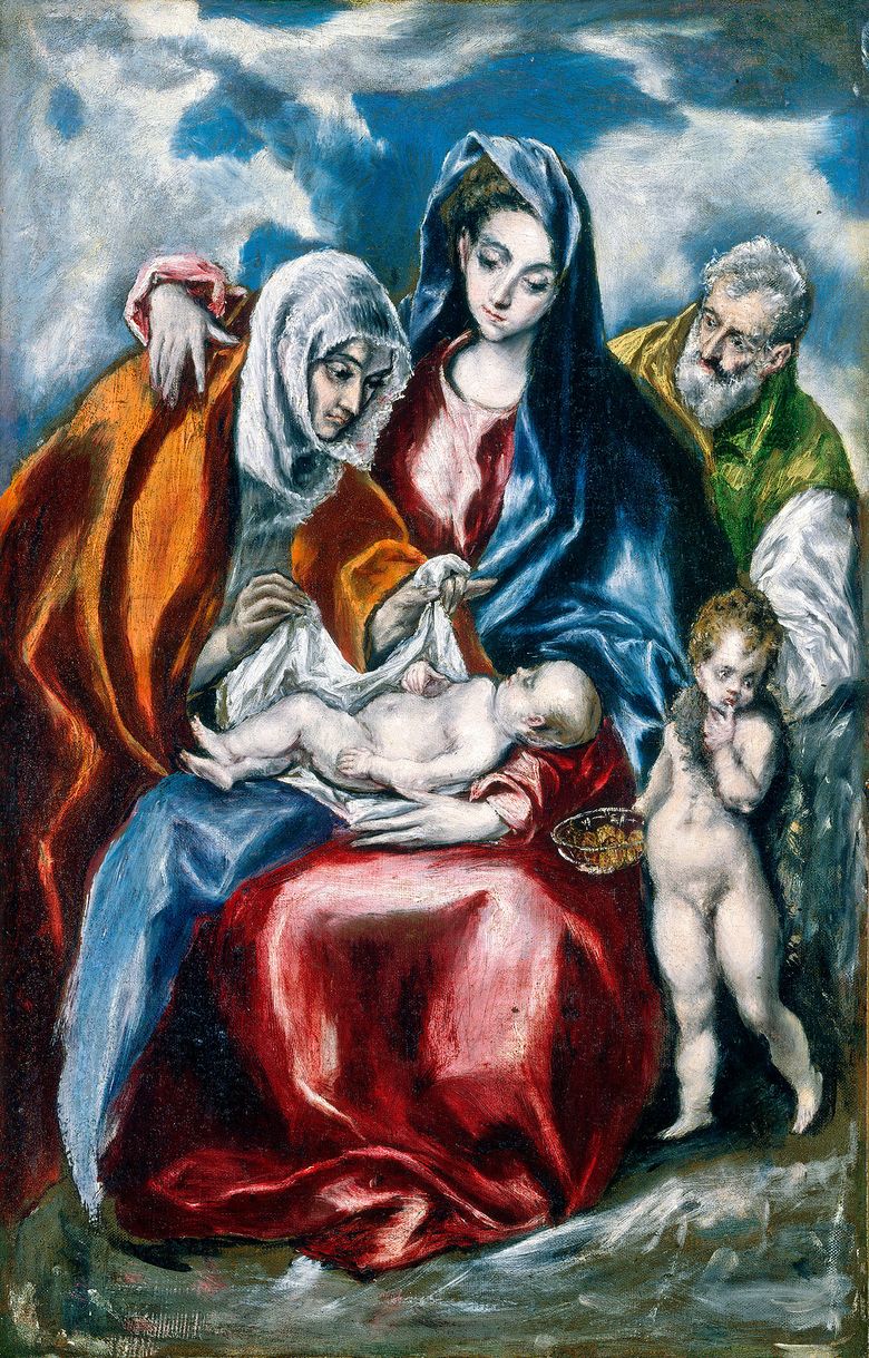 Sainte Famille avec sainte Anne   El Greco