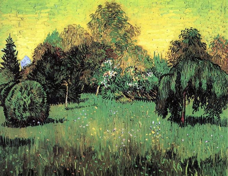 Jardin du poète (Jardin des poètes)   Vincent Van Gogh