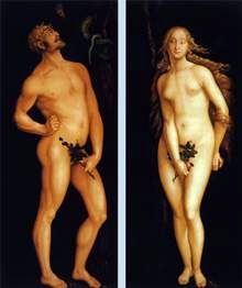 Adam et Eve   Hans Baldung