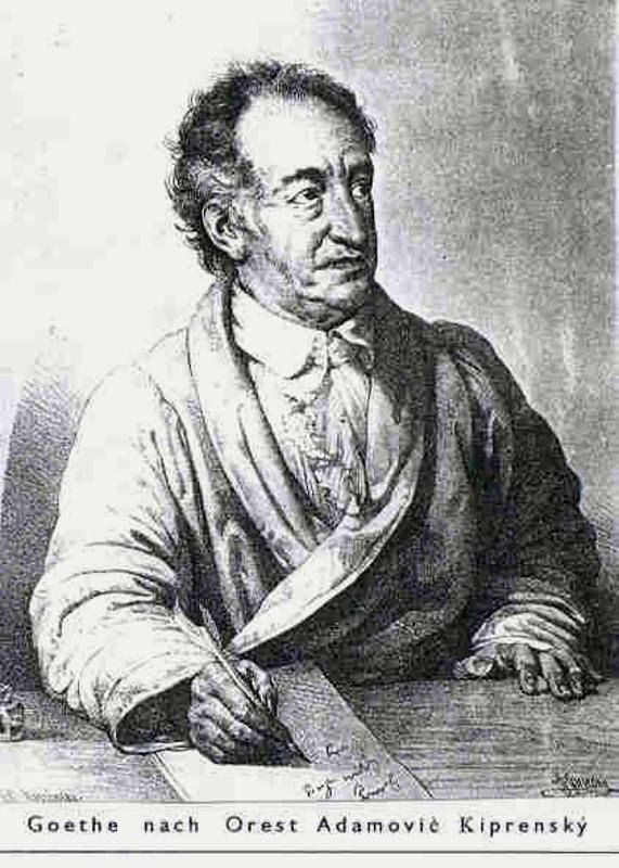 Portrait de Goethe   Orest Kiprensky