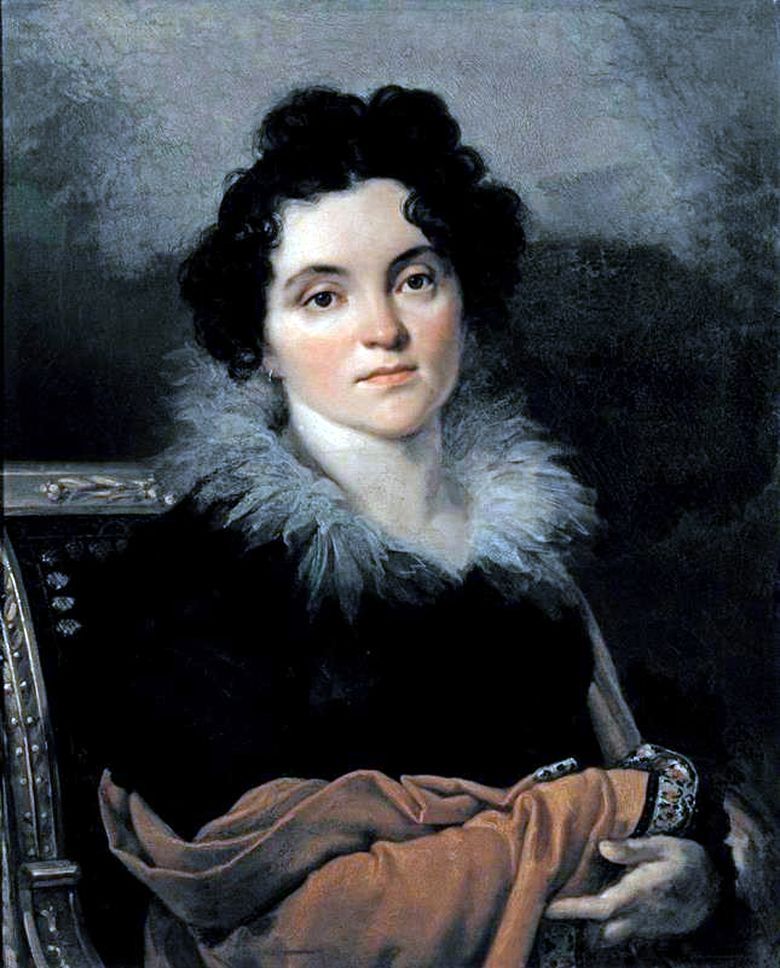 Portrait de D. N. Khvostova   Orest Kiprensky