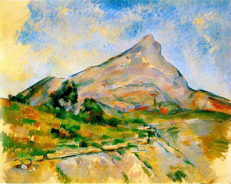 Mont Saint Victoire (Mont Saint Victoria)   Paul Cezanne