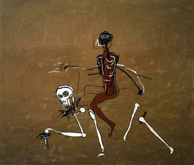 Mort à cheval   Jean Michel Basquiat