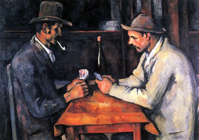 Joueurs de cartes   Paul Cezanne