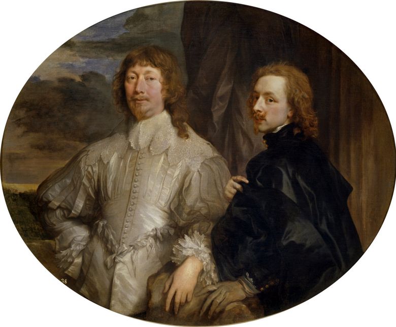 Autoportrait avec Sir Endymion Porter   Anthony Van Dyck