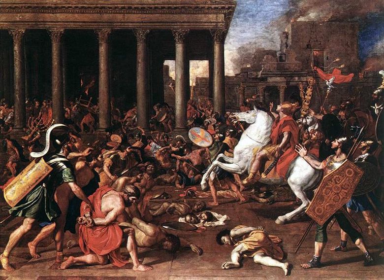 La destruction du temple de Jérusalem   Nicolas Poussin