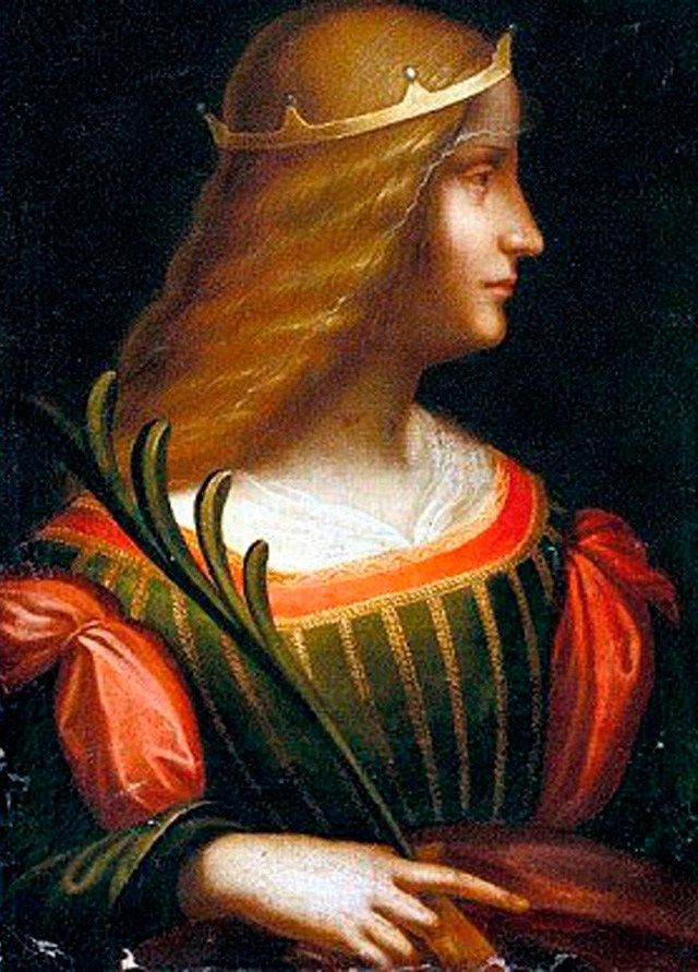 Portrait dIsabelle de Este   Léonard de Vinci