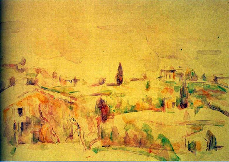 Paysage en Provence   Paul Cezanne