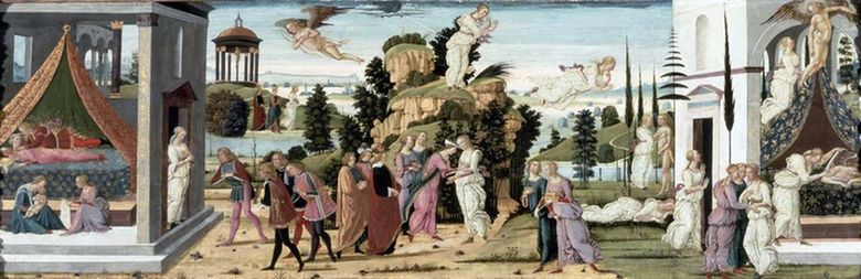 Histoire de Cupidon et Psyché   Jacopo del Sellayo