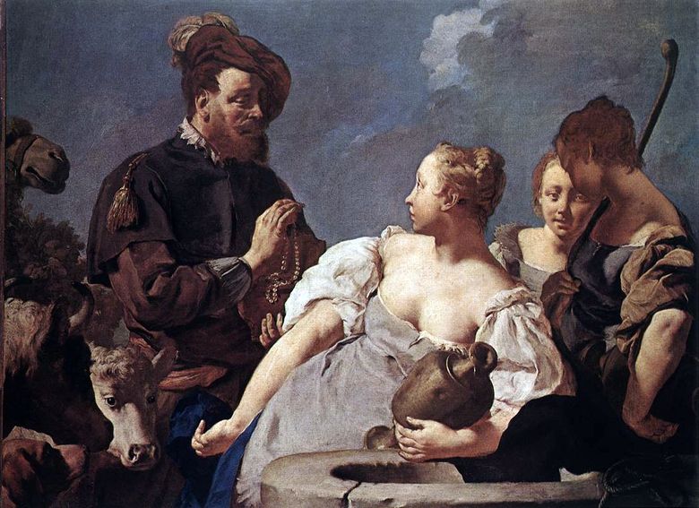 Rébecca au puits   Giovanni Battista Piazzetta