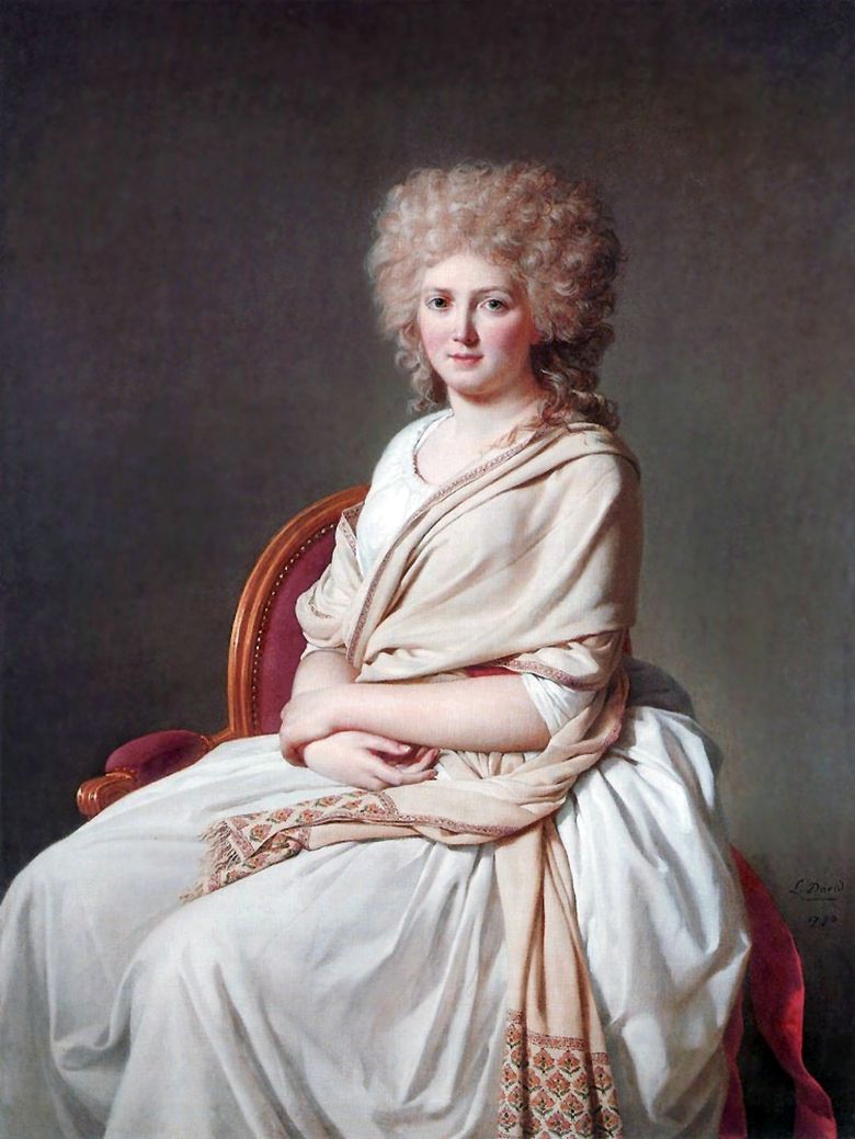 Contessa de Sorsi Anna Marie Felucienne   Jacques Louis David