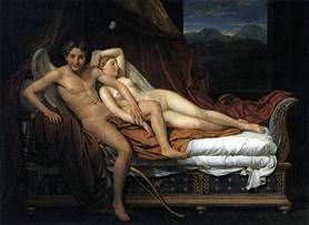 Cupidon et Psyché   Jacques Louis David