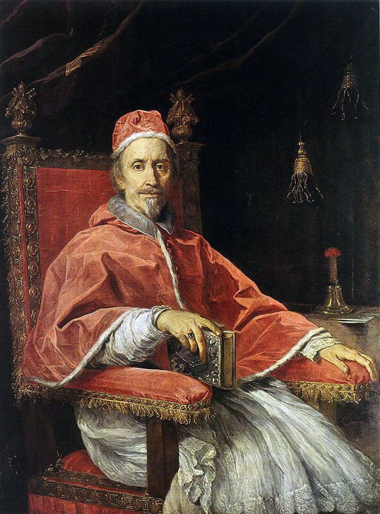 Portrait du pape Clément IX   Carlo Maratta